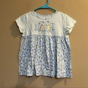 Vintage St Michael Marks & Spencer UK Winnie The Pooh Shirt Tee Girls Size 5-6